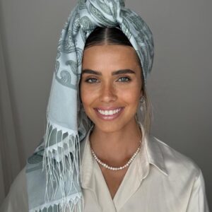 לונג סאטן פרנזים טורקיז